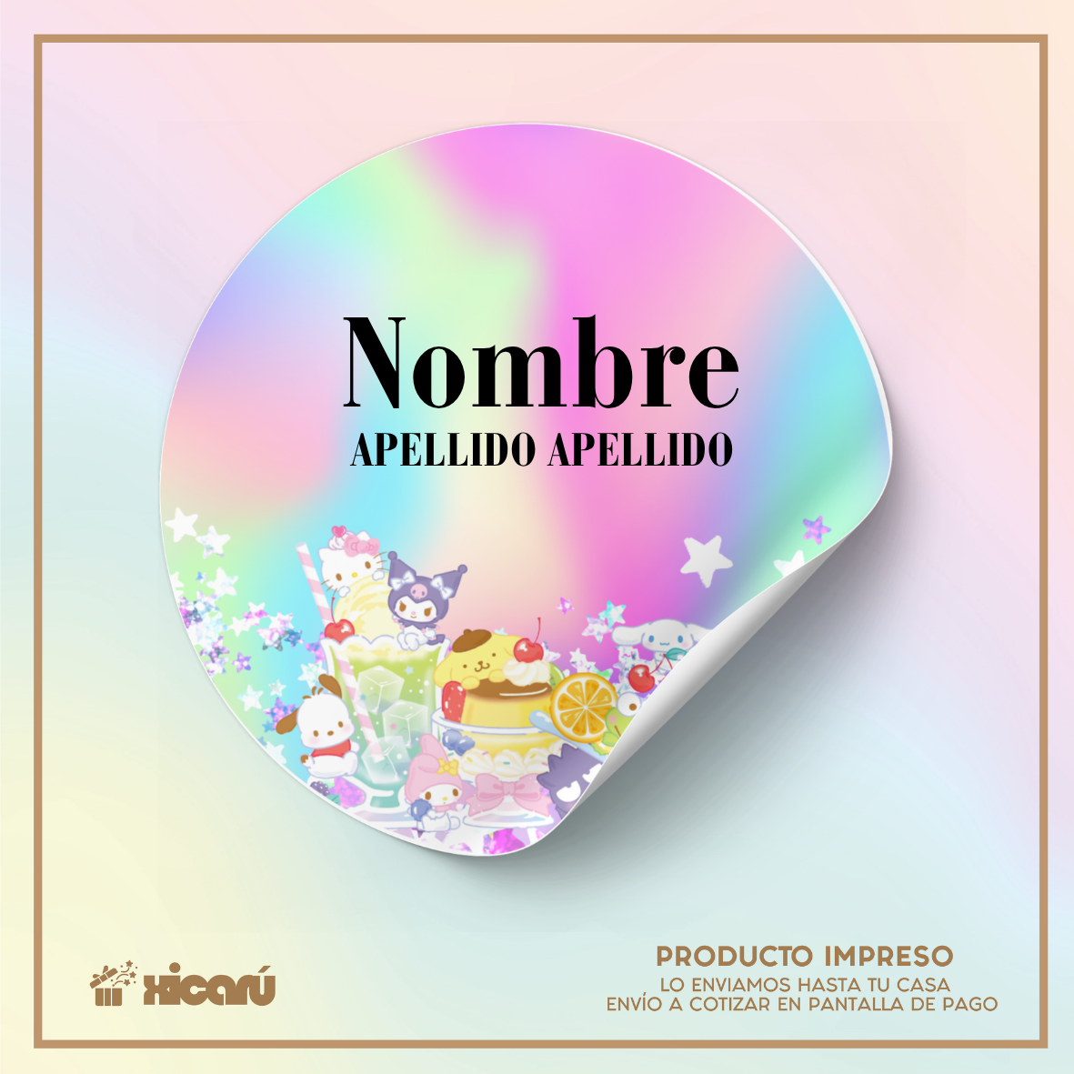 Sticker Personalizado: Sanrio Sugar C