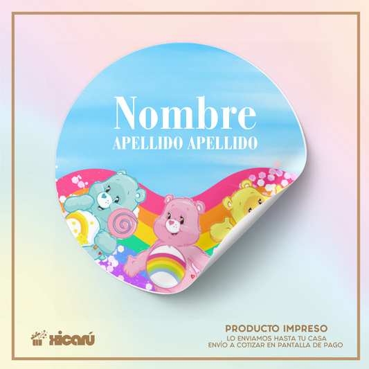 Sticker Personalizado: Carebears C