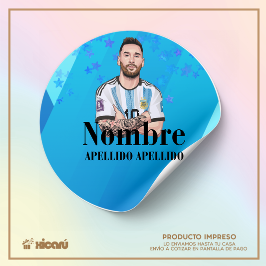 Sticker Personalizado: Messi C