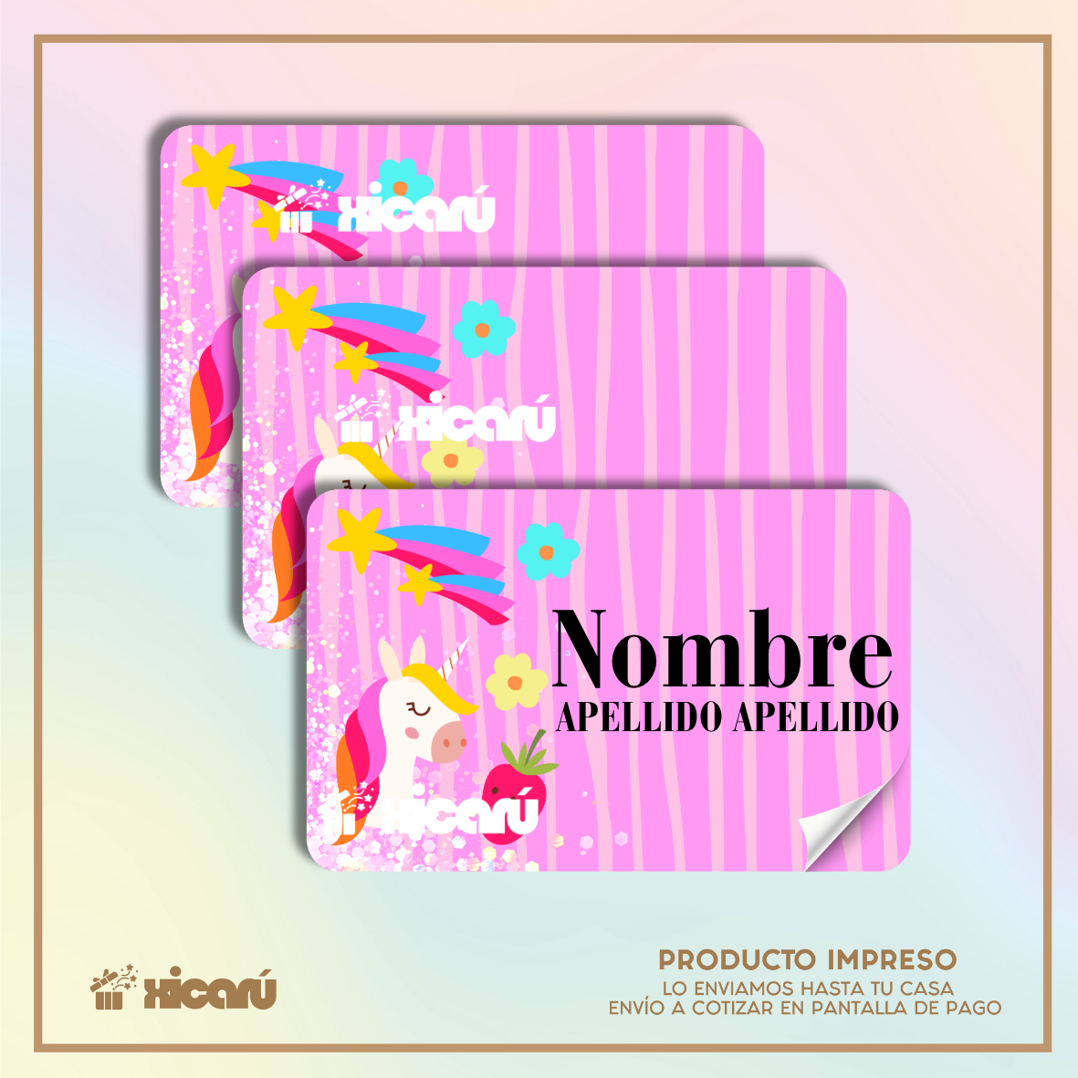 Sticker Personalizado: Unicornio