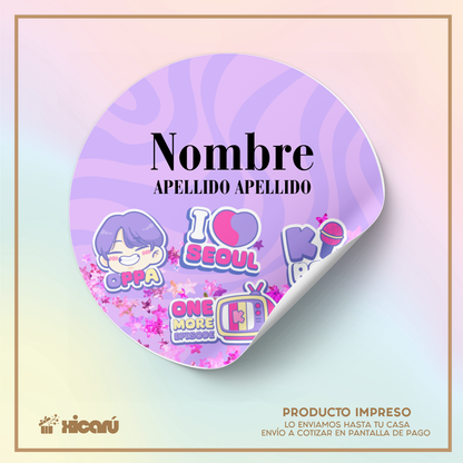 Sticker Personalizado: Korea C