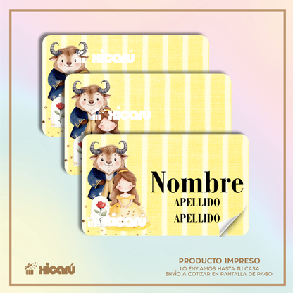 Sticker Personalizado: Bella M
