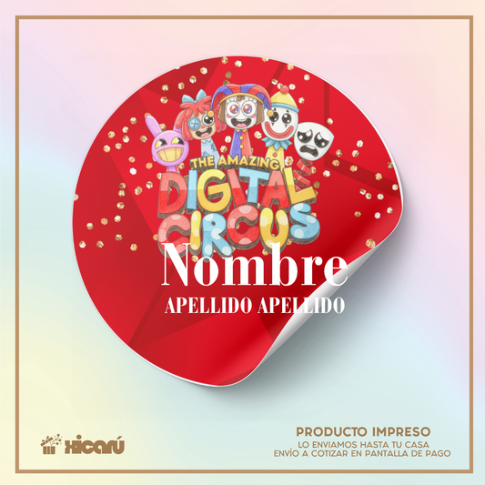 Sticker Personalizado: DigitalCircus C