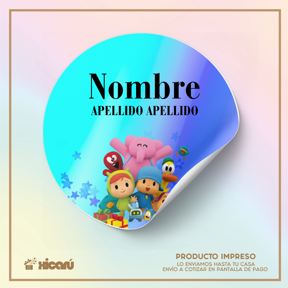 Sticker Personalizado: Pocoyo C