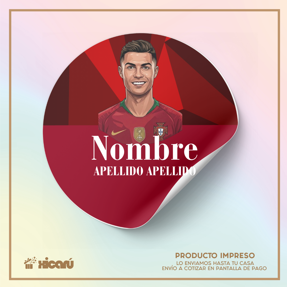 Sticker Personalizado: Christiano R