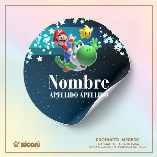 Sticker Personalizado: Mario C