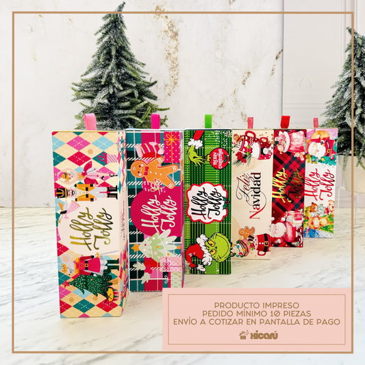 Kit de Cajas deslizables de Navidad Personalizadas