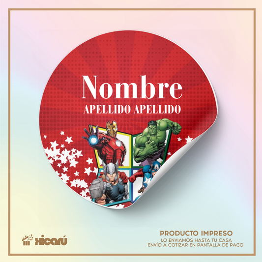 Sticker Personalizado: Avengers C
