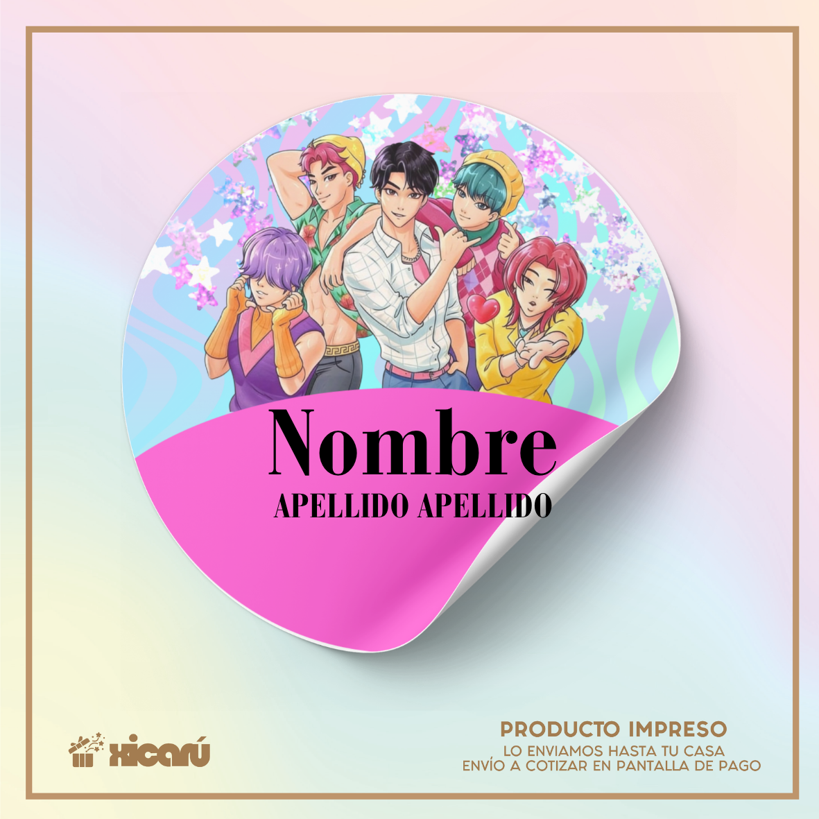 Sticker Personalizado: SajaBoys C