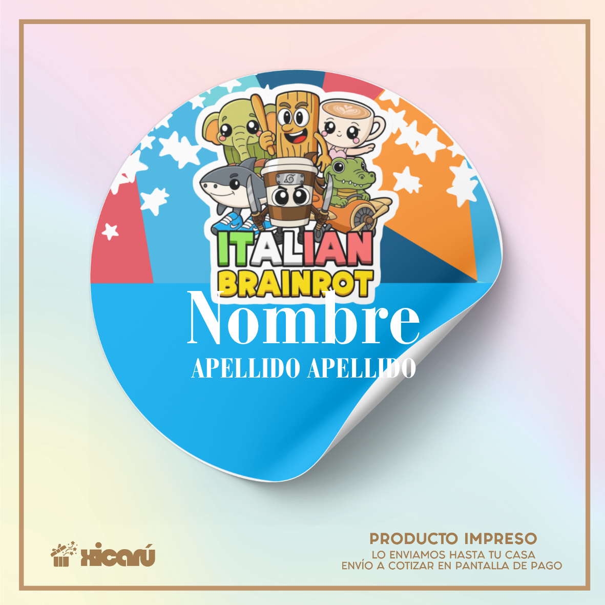 Sticker Personalizado: Brainrot C