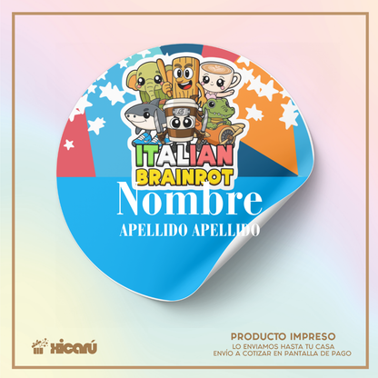 Sticker Personalizado: Brainrot C