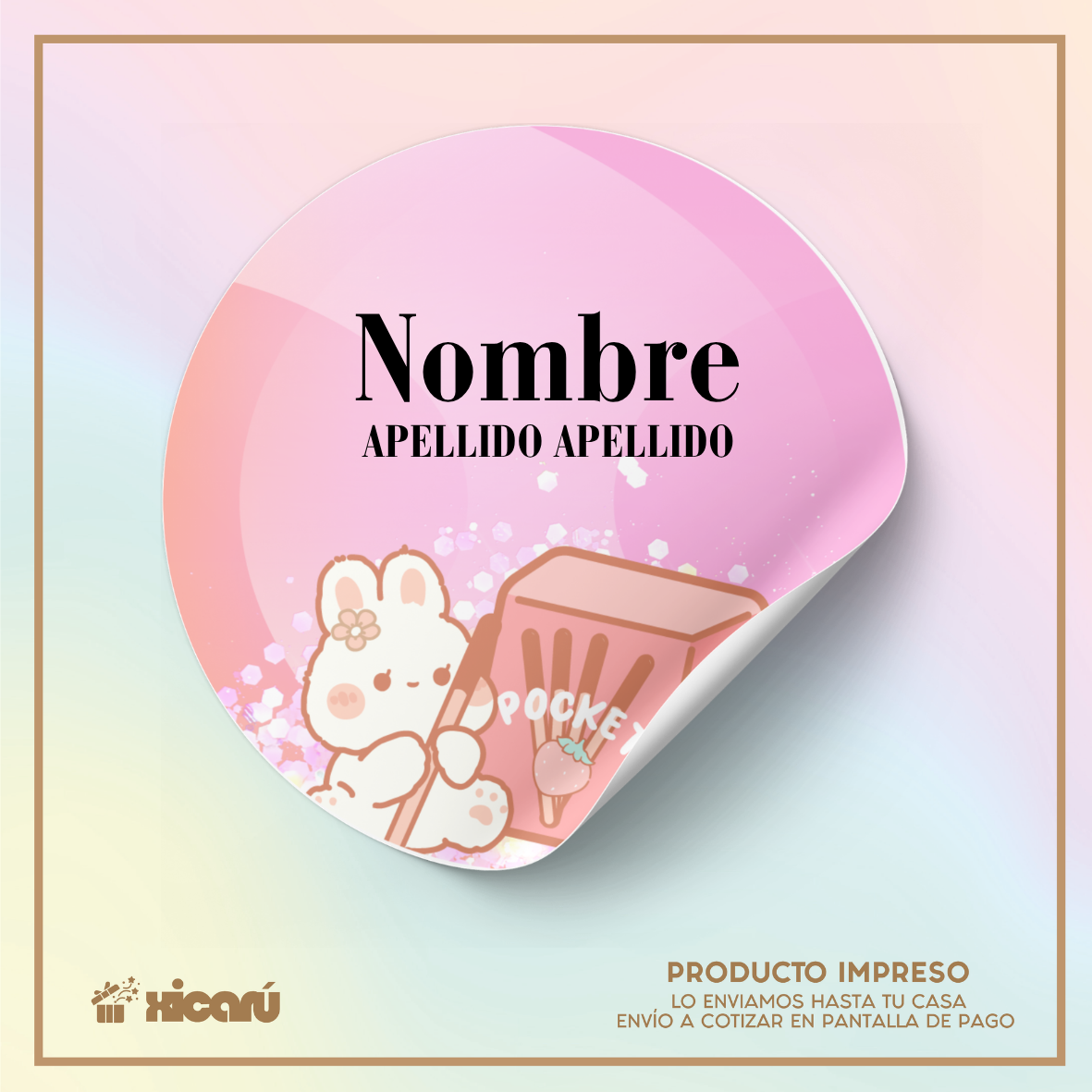 Sticker Personalizado: Kawaii3 C