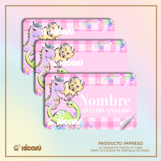 Sticker Personalizado: DinoGirl R
