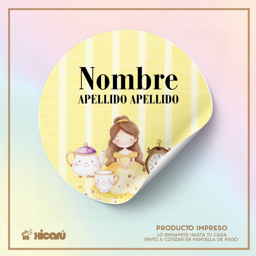 Sticker Personalizado: Bella MC