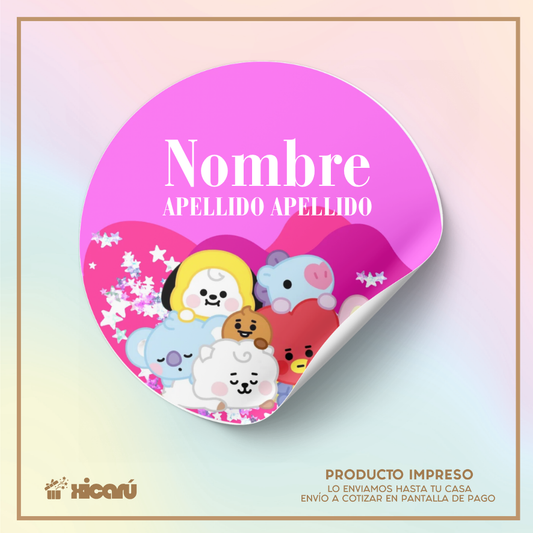 Sticker Personalizado: BTS21 C