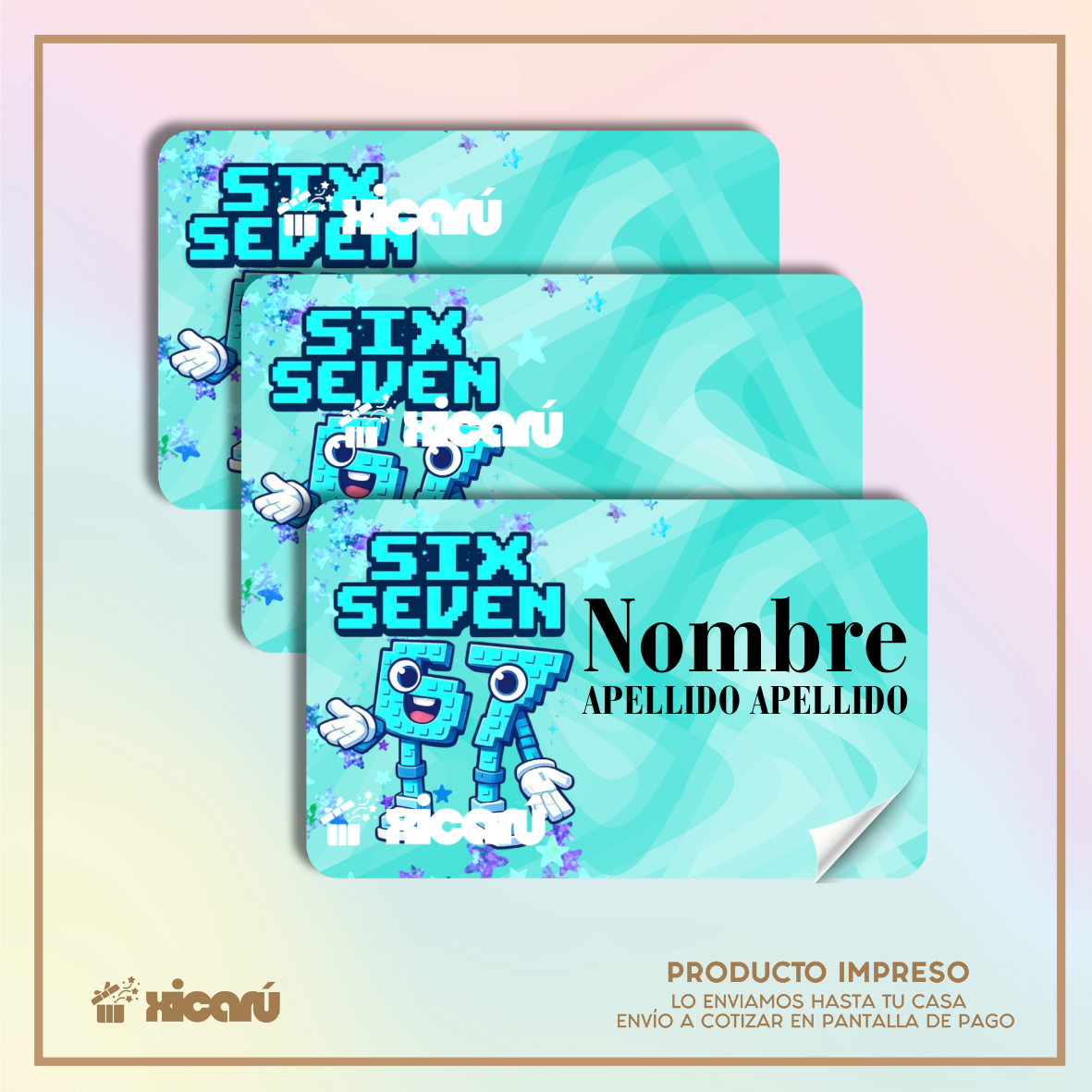 Sticker Personalizado: SixSeven R