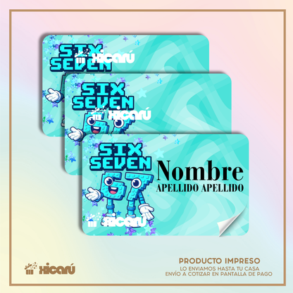 Sticker Personalizado: SixSeven R
