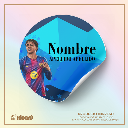 Sticker Personalizado: Yamal C