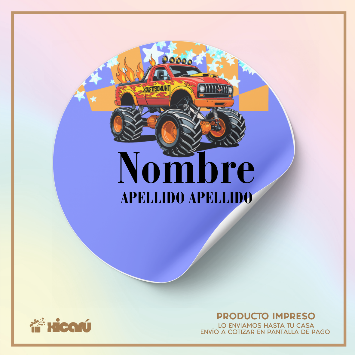 Sticker Personalizado: Monster2 C
