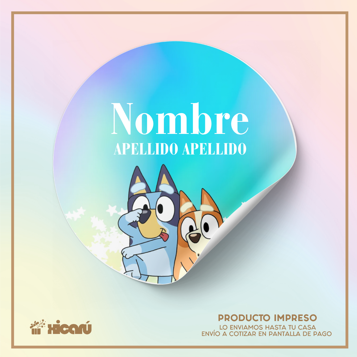 Sticker Personalizado: BlueyNew C