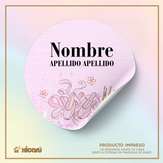 Sticker Personalizado: Ballet C