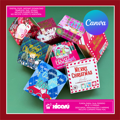 14 Fundas Ferrero 4 y 8 piezas: Xmas 2025