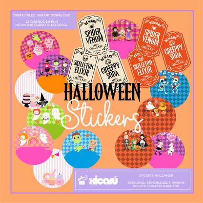Bundle: Stickers Halloween 2025