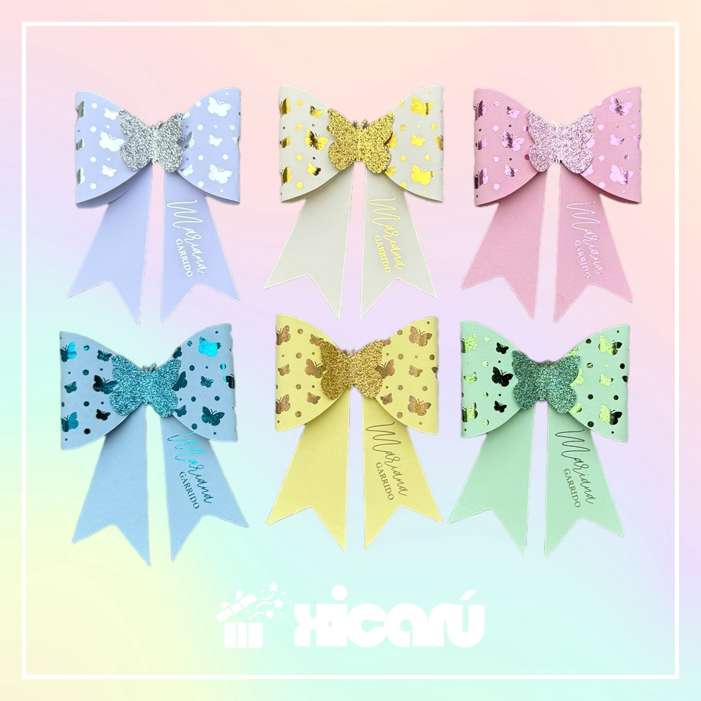 Paper Bow Butterflies