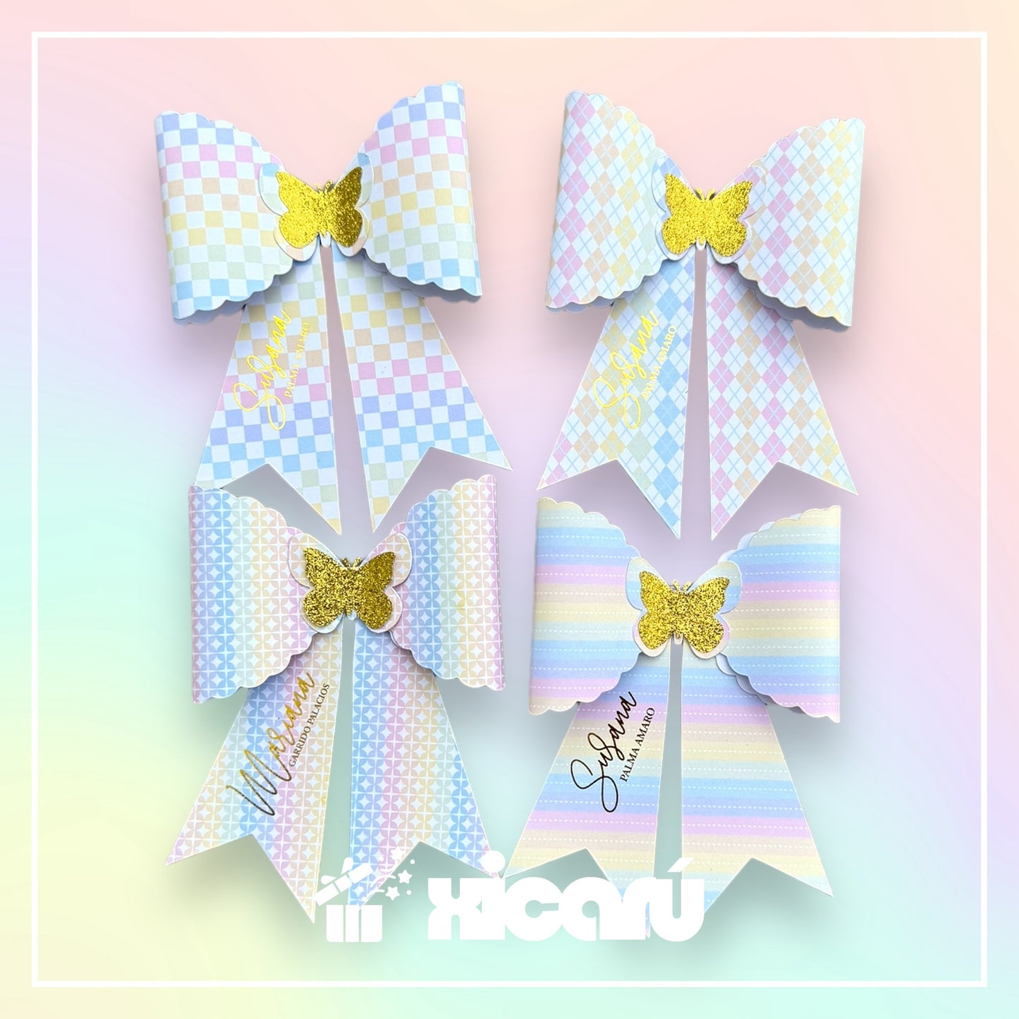 Paper Bow Rainbow