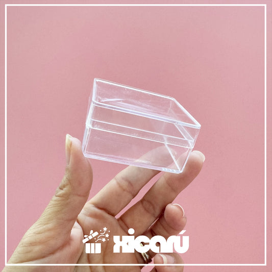 Cubo de plástico 5x3cm, 12 pzas