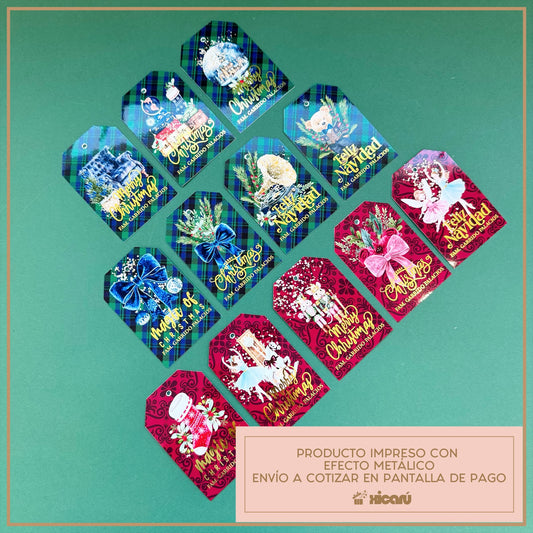 Navidad Classic Gift Tags