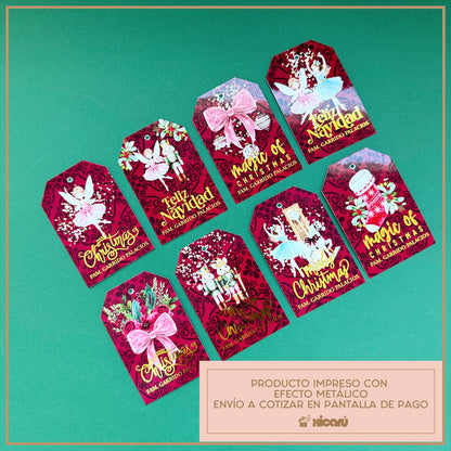 Navidad Classic Gift Tags
