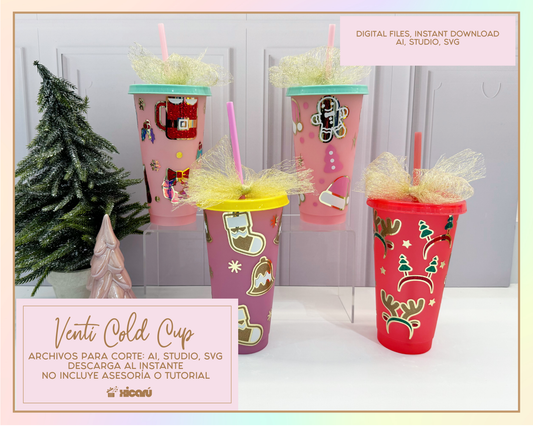 Venti Cup Wrap - Xmas Bundle