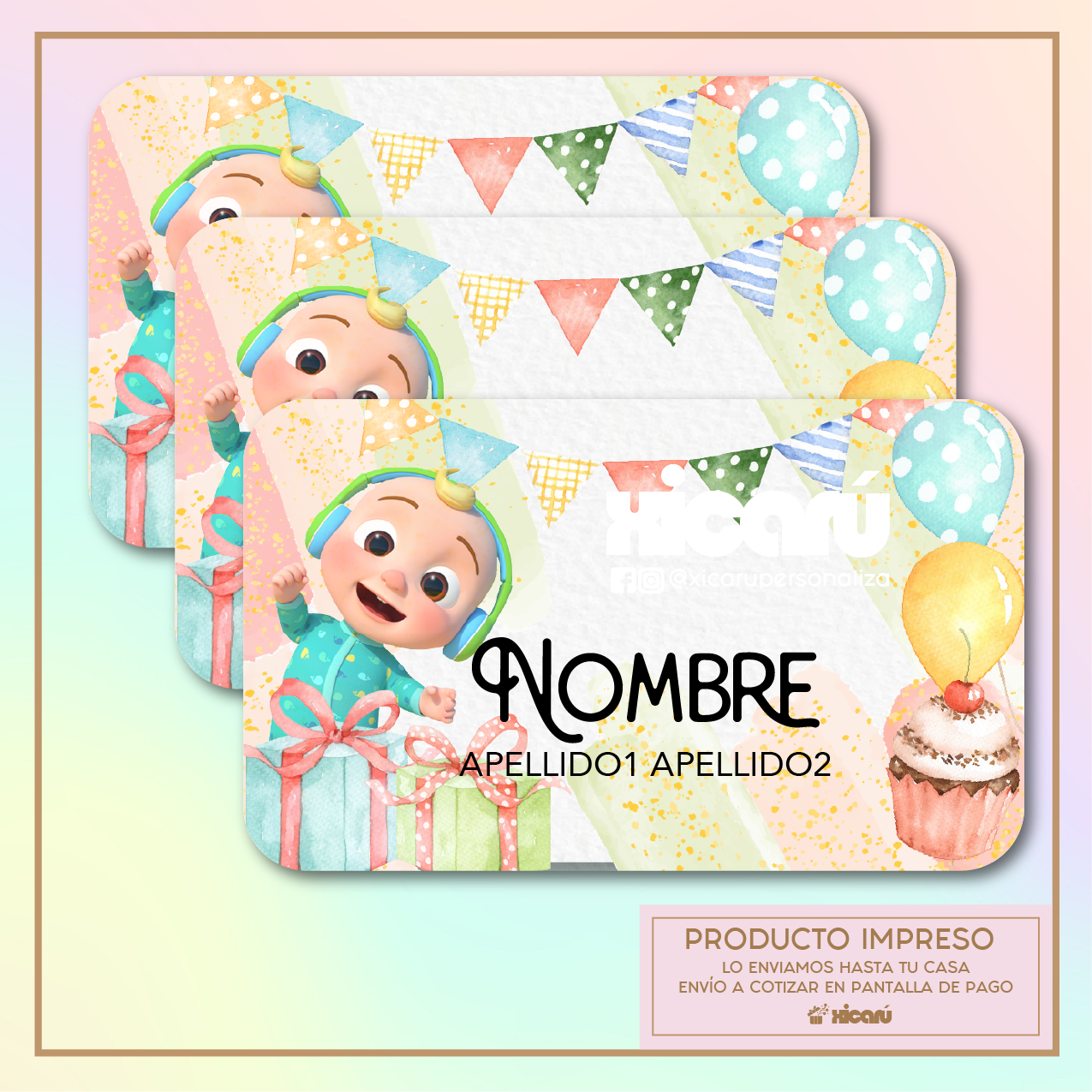 Sticker Personalizado: Cocomelon