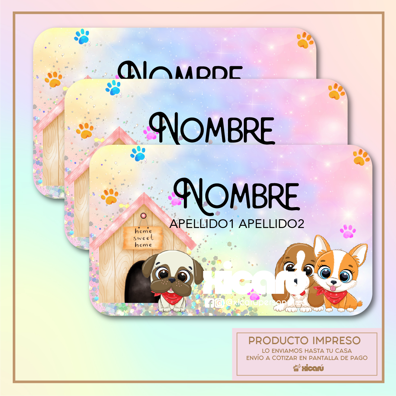 Sticker Personalizado: Perritos