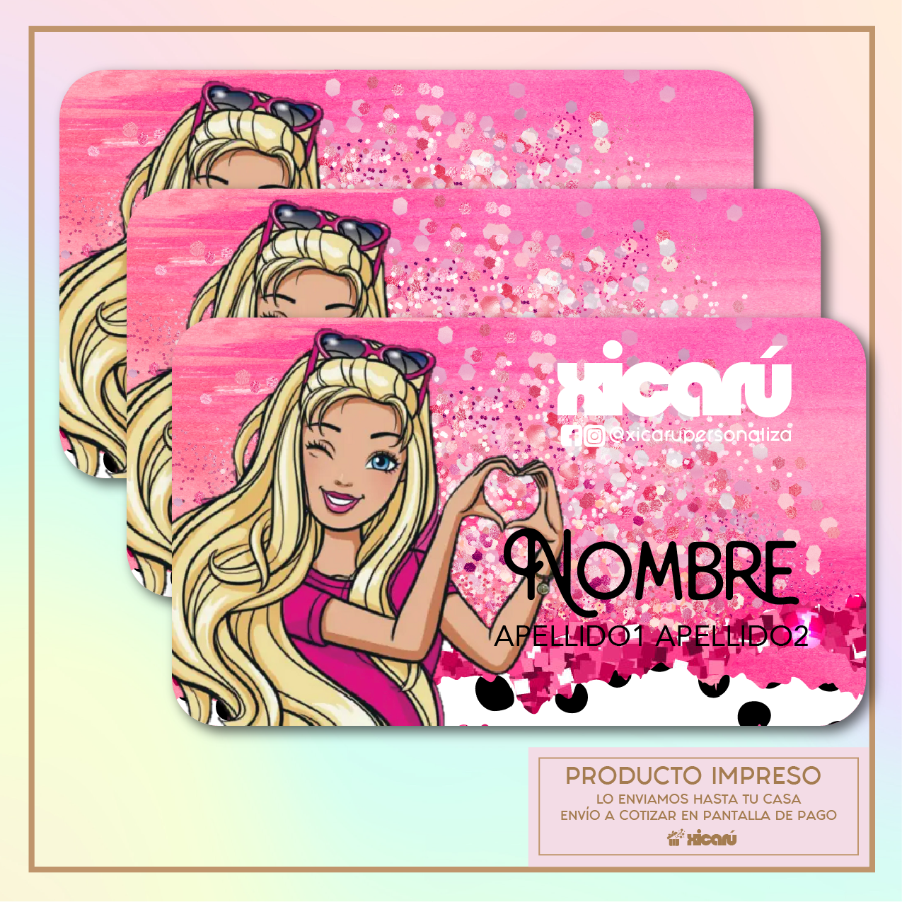 Sticker Personalizado: Barbie