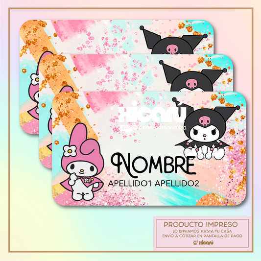 Sticker Personalizado: Kuromi & My Melody