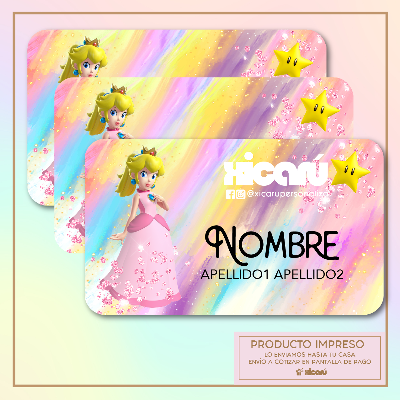 Sticker Personalizado: Peach