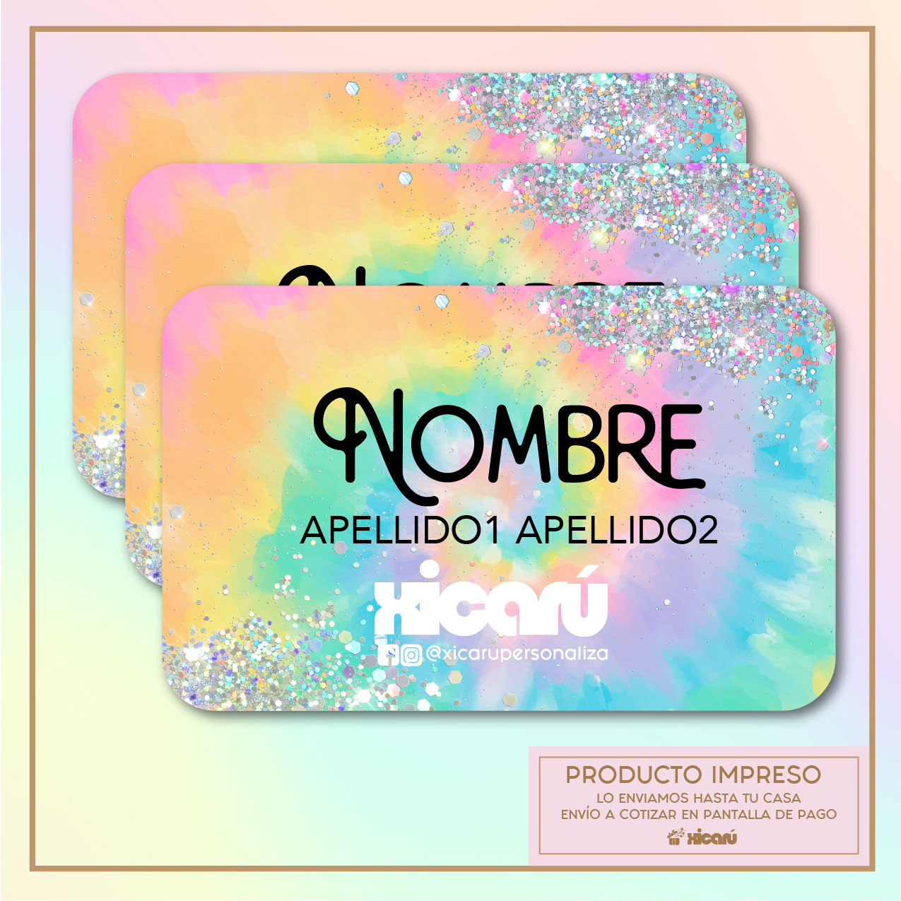 Sticker Personalizado: Multicolor Tie Dye