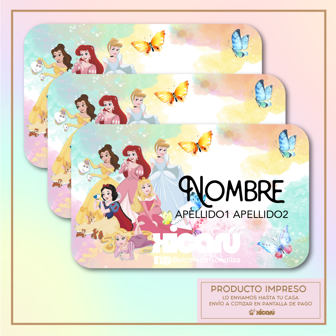 Sticker Personalizado: Princesas