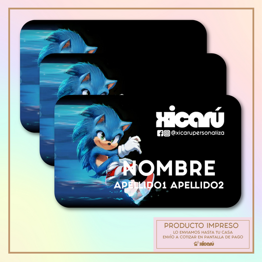 Sticker Personalizado: Sonic