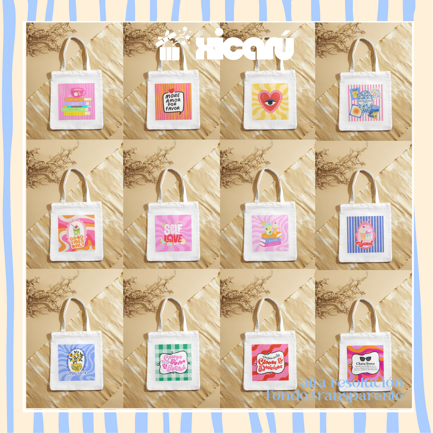 Clipart: Diseños para Totes/Playeras