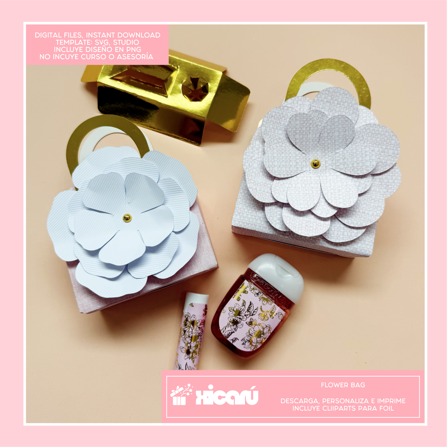 Template: Flower Bag