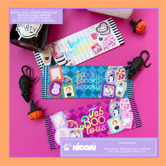 Chocolates forros: Halloween 2025