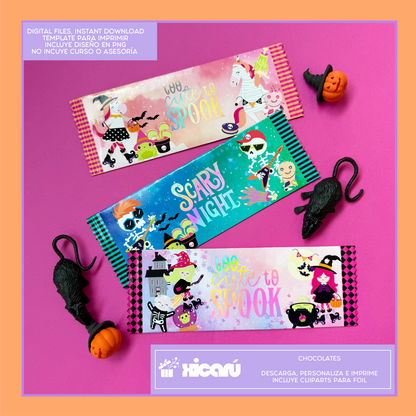 Chocolates forros: Halloween 2025