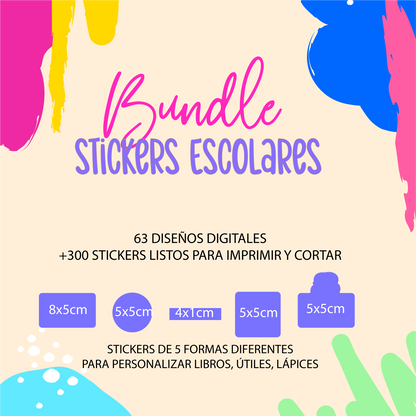 Bundle: Stickers Back 2 School Kit 3 - 2026