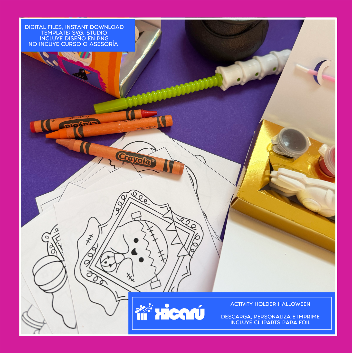 Template: Activity Holder Halloween 26