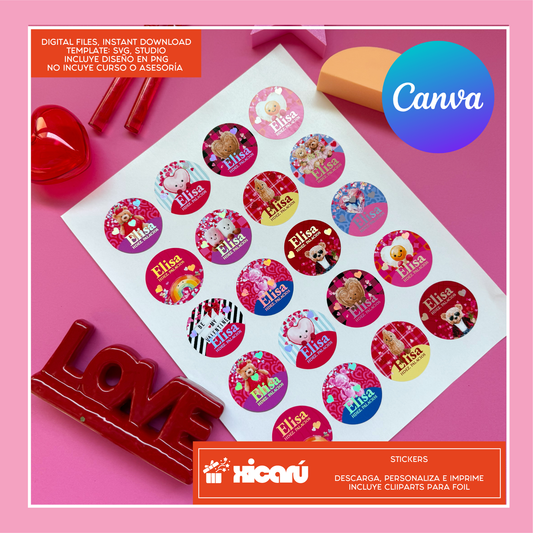 Bundle: Stickers Valentine's