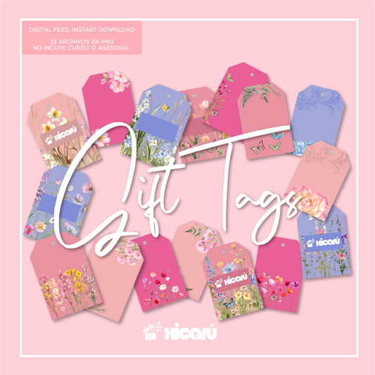 Clipart: Gift Tags Flora