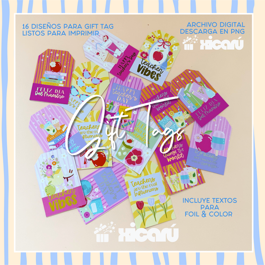 Clipart: Gift Tags for Teachers